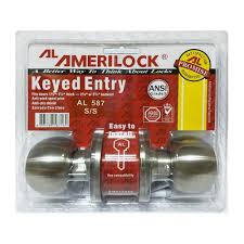 Amerilock Keyed Entry Door Knob 